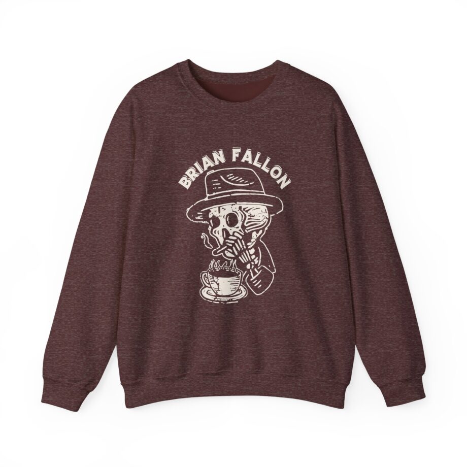 Brian Fallon Smoking Skeleton Unisex Heavy Blend™ Crewneck Sweatshirt