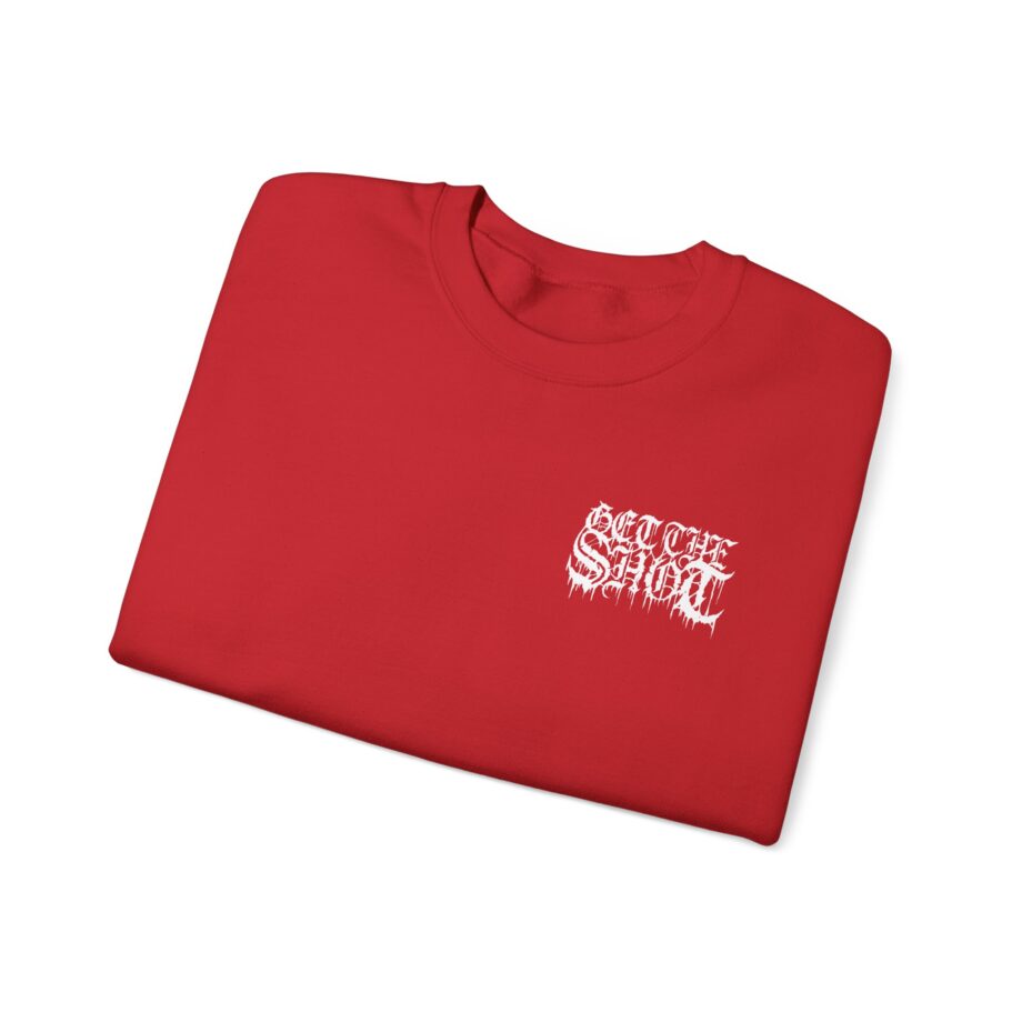 Get the Shot Merciless Destruction Unisex Heavy Blend™ Crewneck Sweatshirt