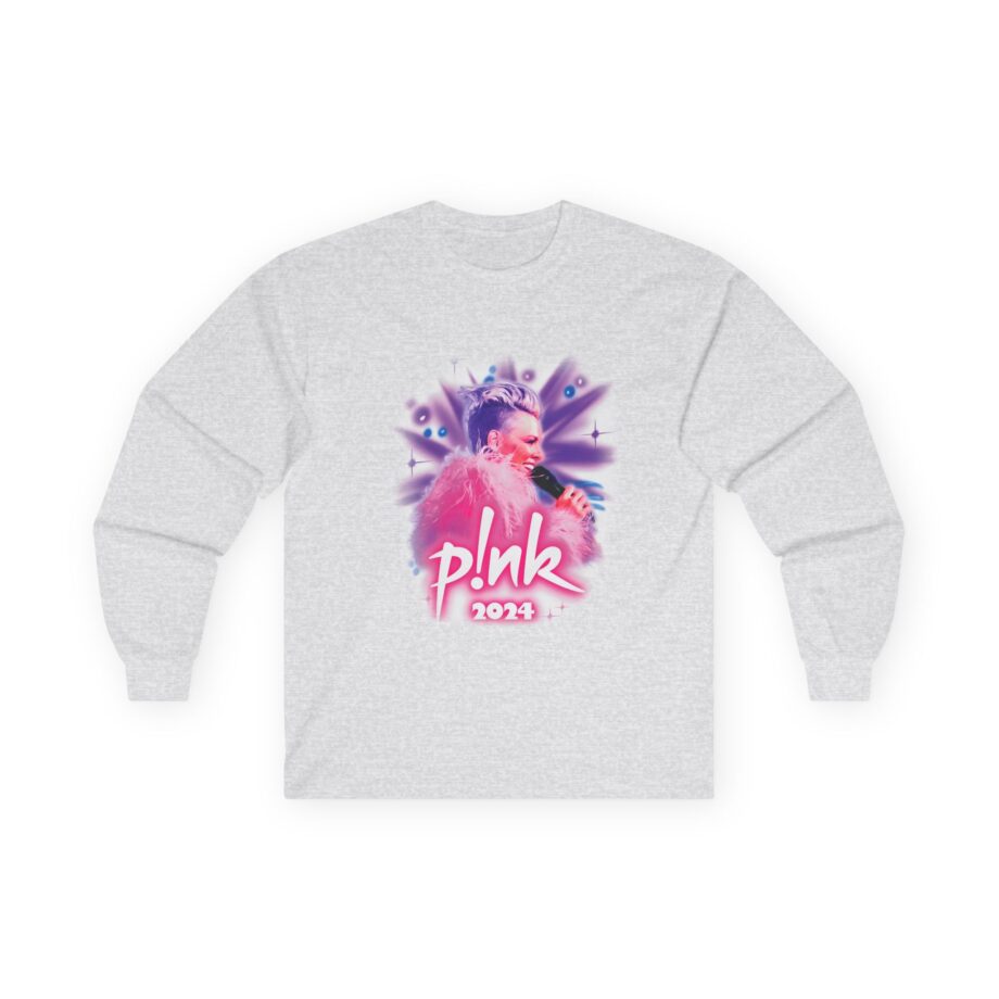 Pink Airbrushed 2024 Unisex Ultra Cotton Long Sleeve Tee