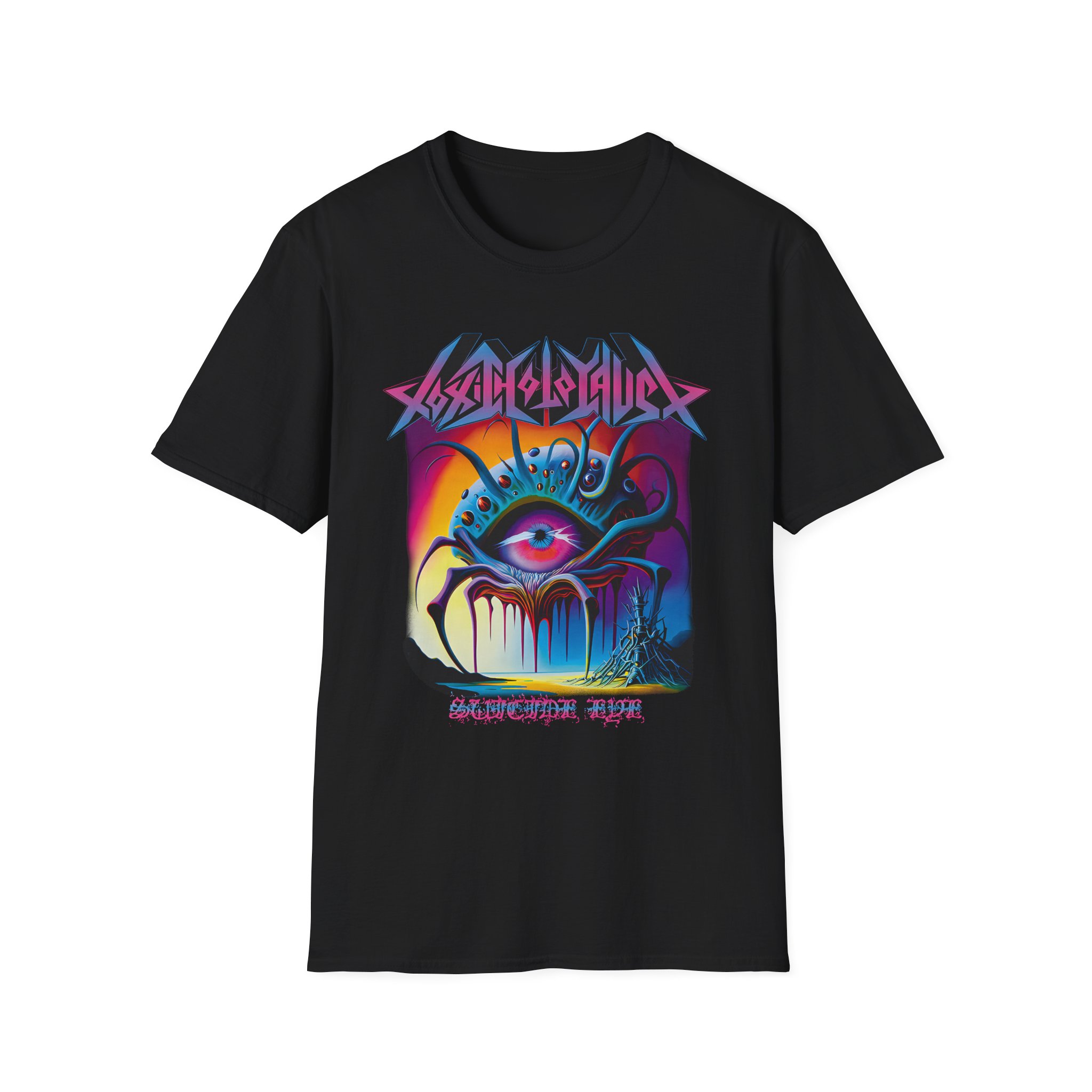 Toxic Holocaust Suicide Eye Unisex Softstyle T-Shirt