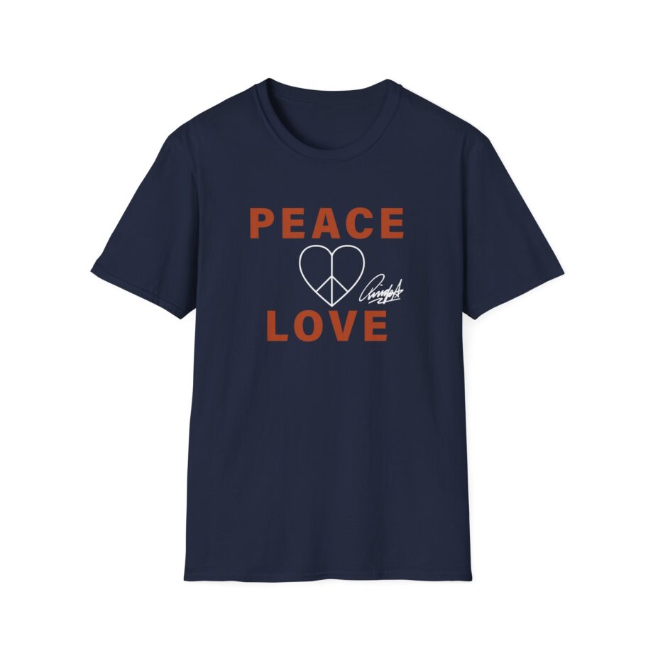 Ringo Starr Peace & Love Unisex Softstyle T-Shirt