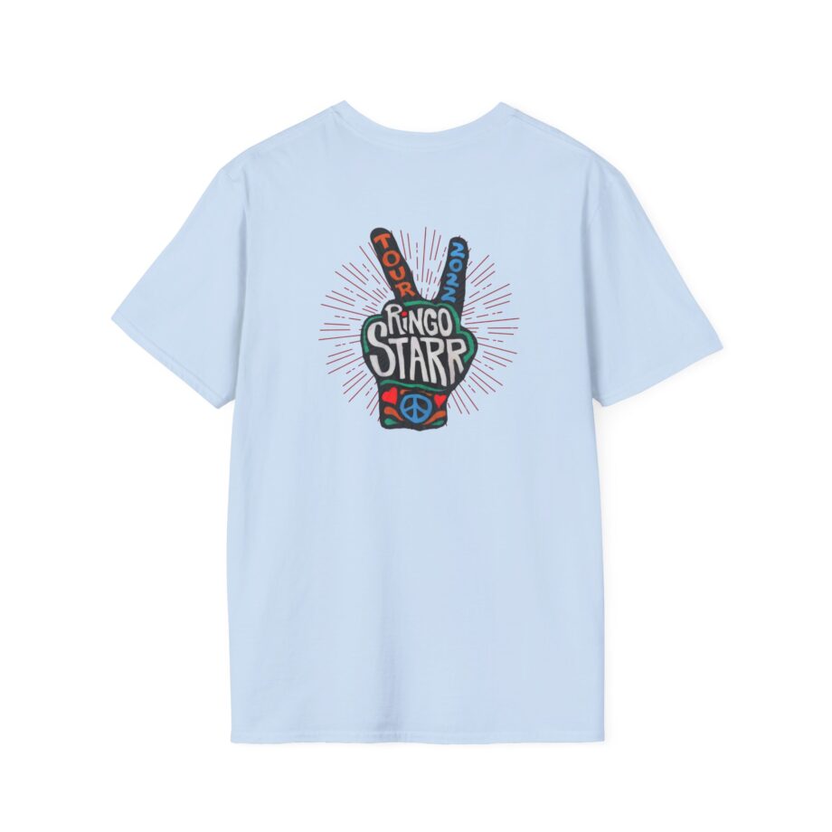 Ringo Starr Peace Illustration Unisex Softstyle T-Shirt