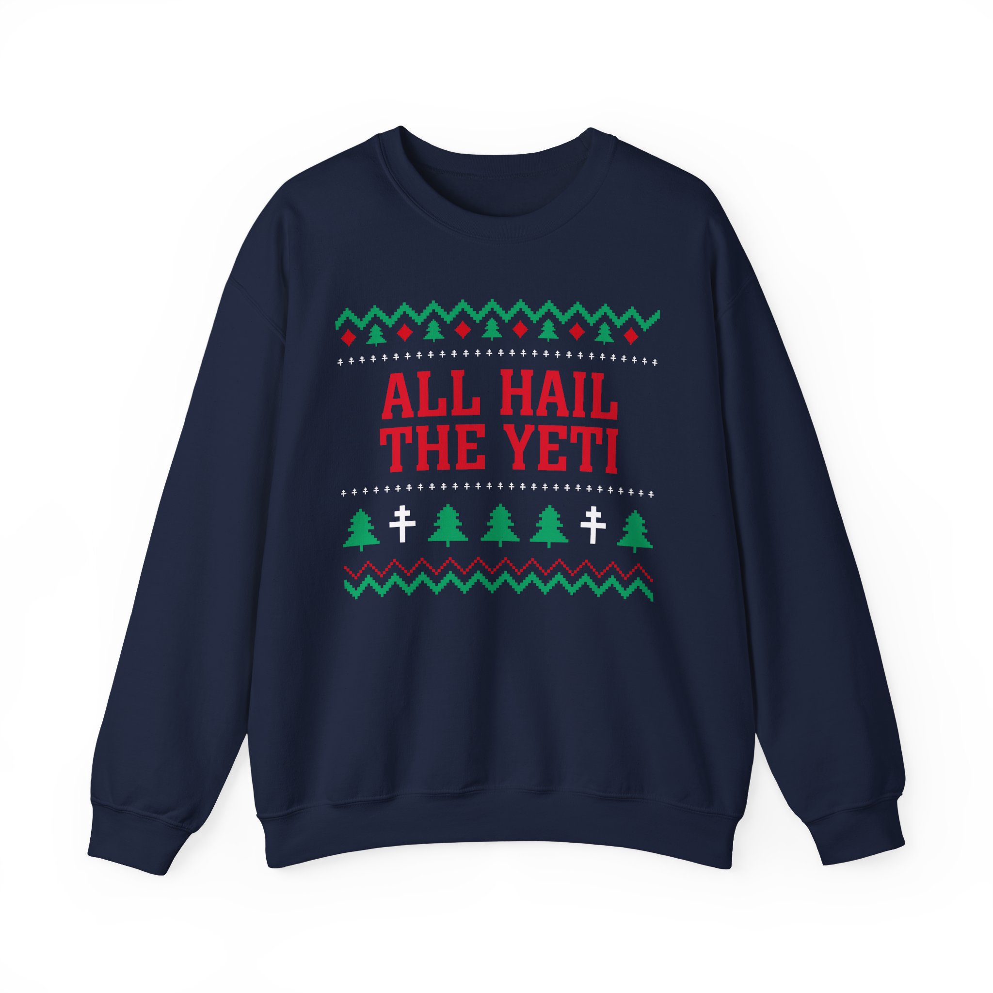 All Hail the Yeti Unisex Heavy Blendâ„¢ Crewneck Sweatshirt