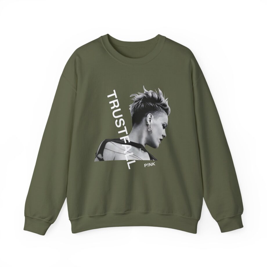 Pink Trustfall Unisex Heavy Blend™ Crewneck Sweatshirt