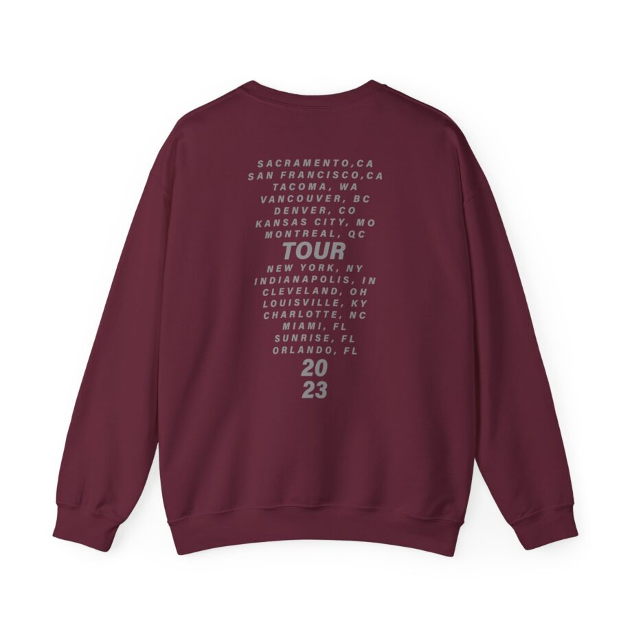 P!nk Trustfall Charcoal Unisex Heavy Blend™ Crewneck Sweatshirt