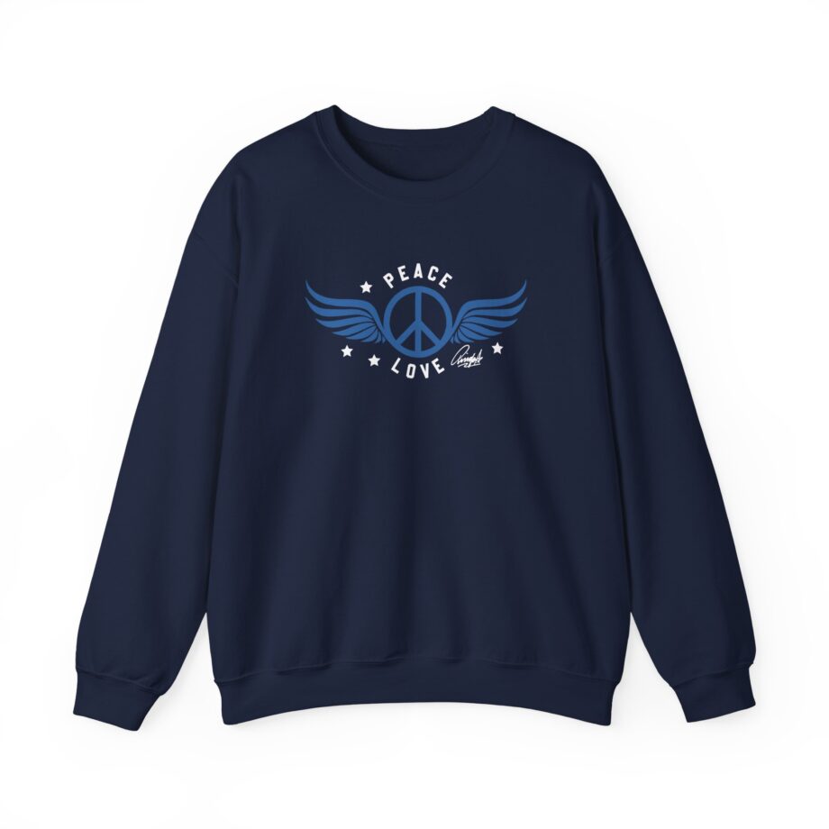 Ringo Starr Peace Love Unisex Heavy Blend™ Crewneck Sweatshirt