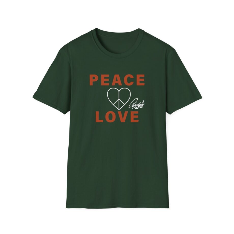 Ringo Starr Peace & Love Unisex Softstyle T-Shirt