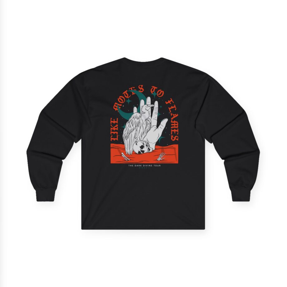 Like Moths to Flames the Dark Divine Tour Unisex Ultra Cotton Long Sleeve Tee