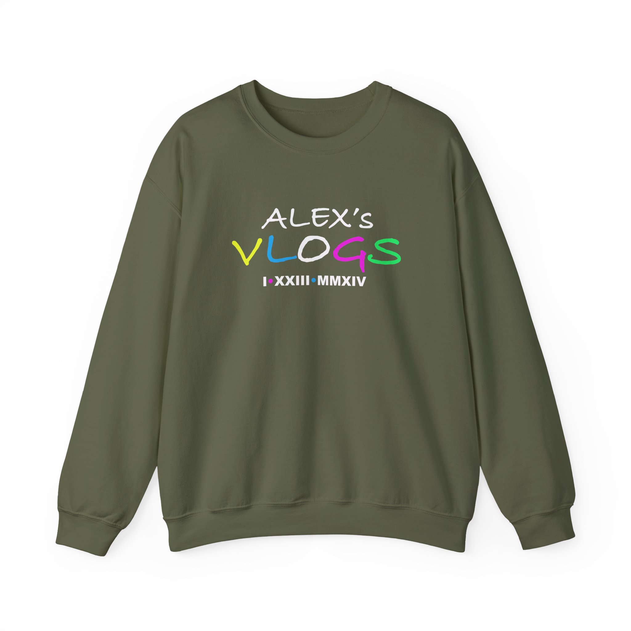 Alex Warren VLOGS Unisex Heavy Blendâ„¢ Crewneck Sweatshirt
