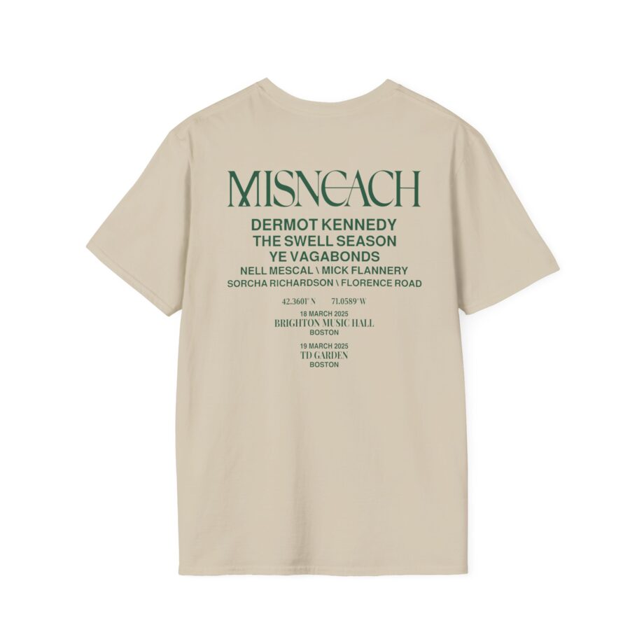 Dermot Kennedy Misneach Festival Event Unisex Softstyle T-Shirt