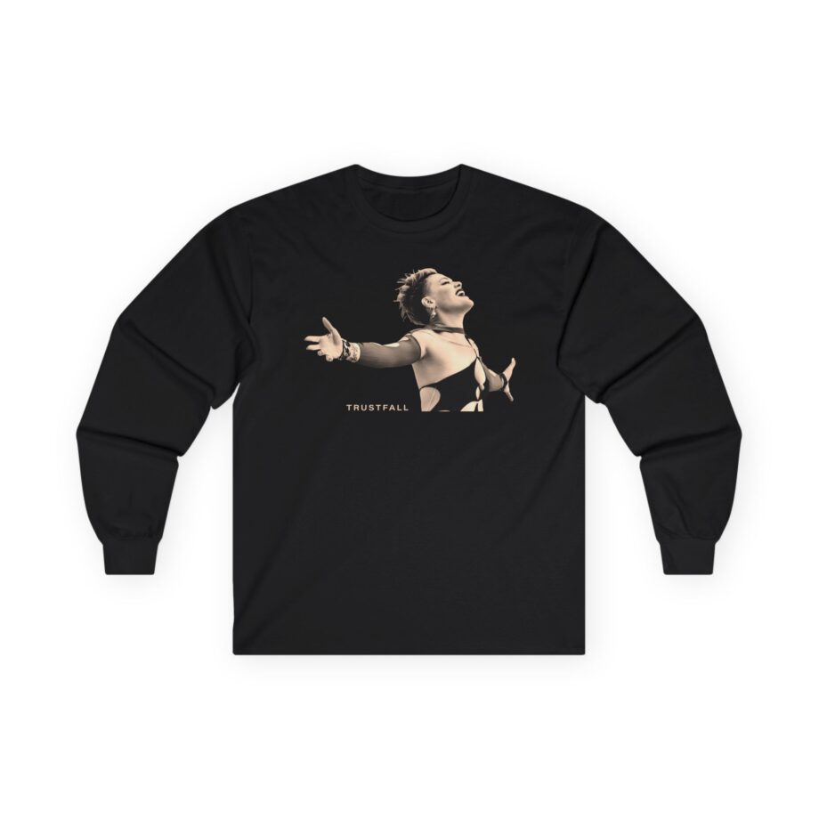 Pink Trustfall Praise Unisex Ultra Cotton Long Sleeve Tee