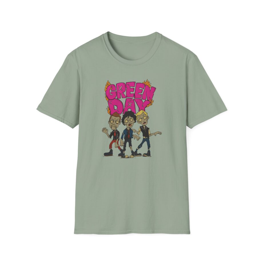 Green Day Walking Green Day Zombie Unisex Softstyle T-Shirt