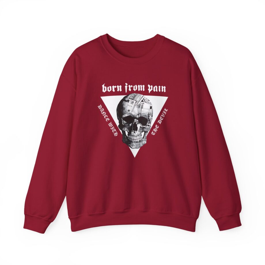 Born From Pain Dance With the Devil Unisex Heavy Blend™ Crewneck Sweatshirt