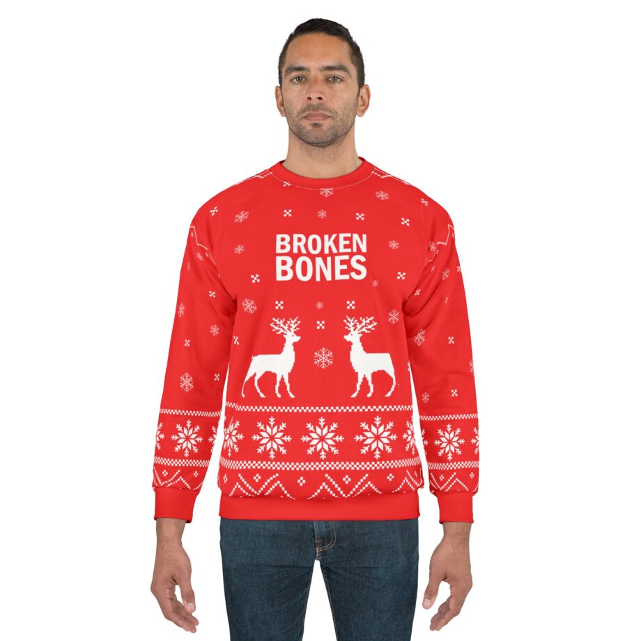 Broken Bones Unisex Sweatshirt (AOP)