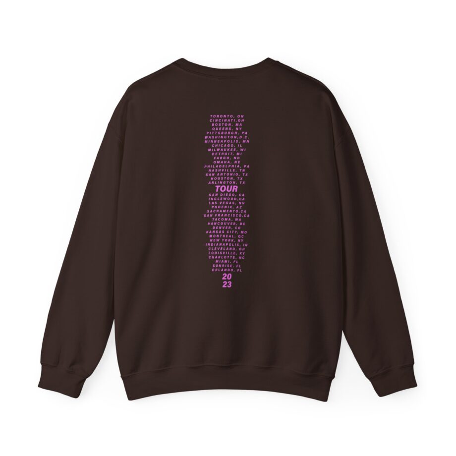 Pink Trustfall Praise Unisex Heavy Blend™ Crewneck Sweatshirt