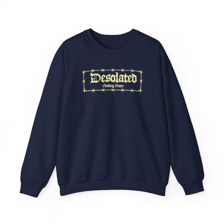 Desolated Finding Peace Unisex Heavy Blend™ Crewneck Sweatshirt