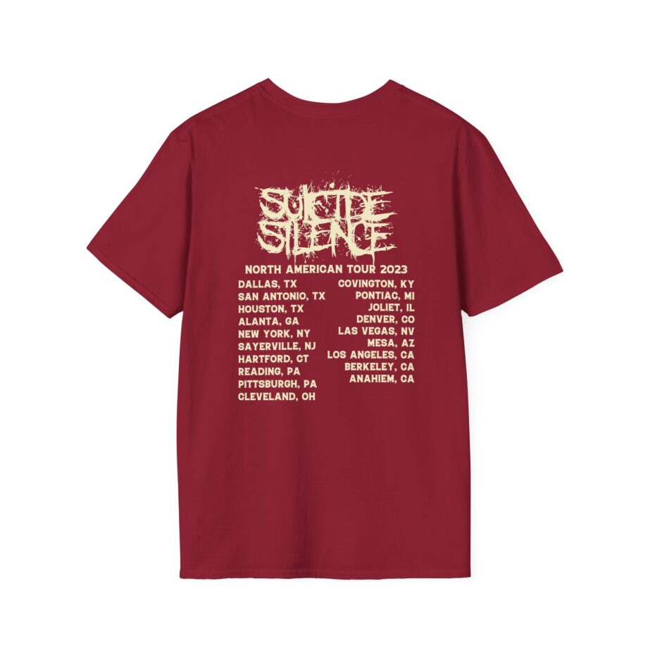 Suicide Silence Rymd Cover Tour 2023 Unisex Softstyle T-Shirt