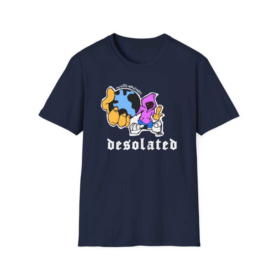 Desolated Globe Unisex Softstyle T-Shirt