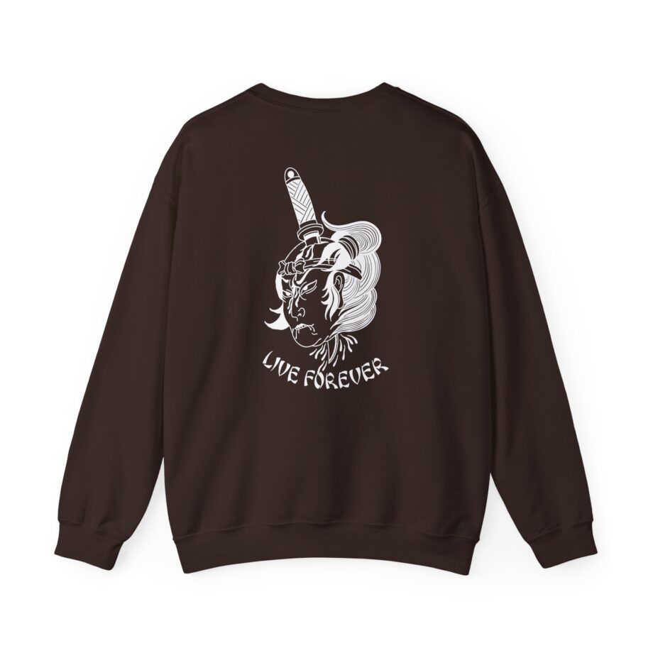 Born From Pain Live Forever Unisex Heavy Blend™ Crewneck Sweatshirt