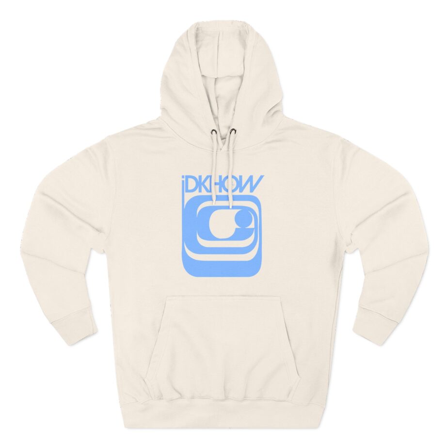 iDKHOW SWIRL MONITOR Three-Panel Fleece Hoodie
