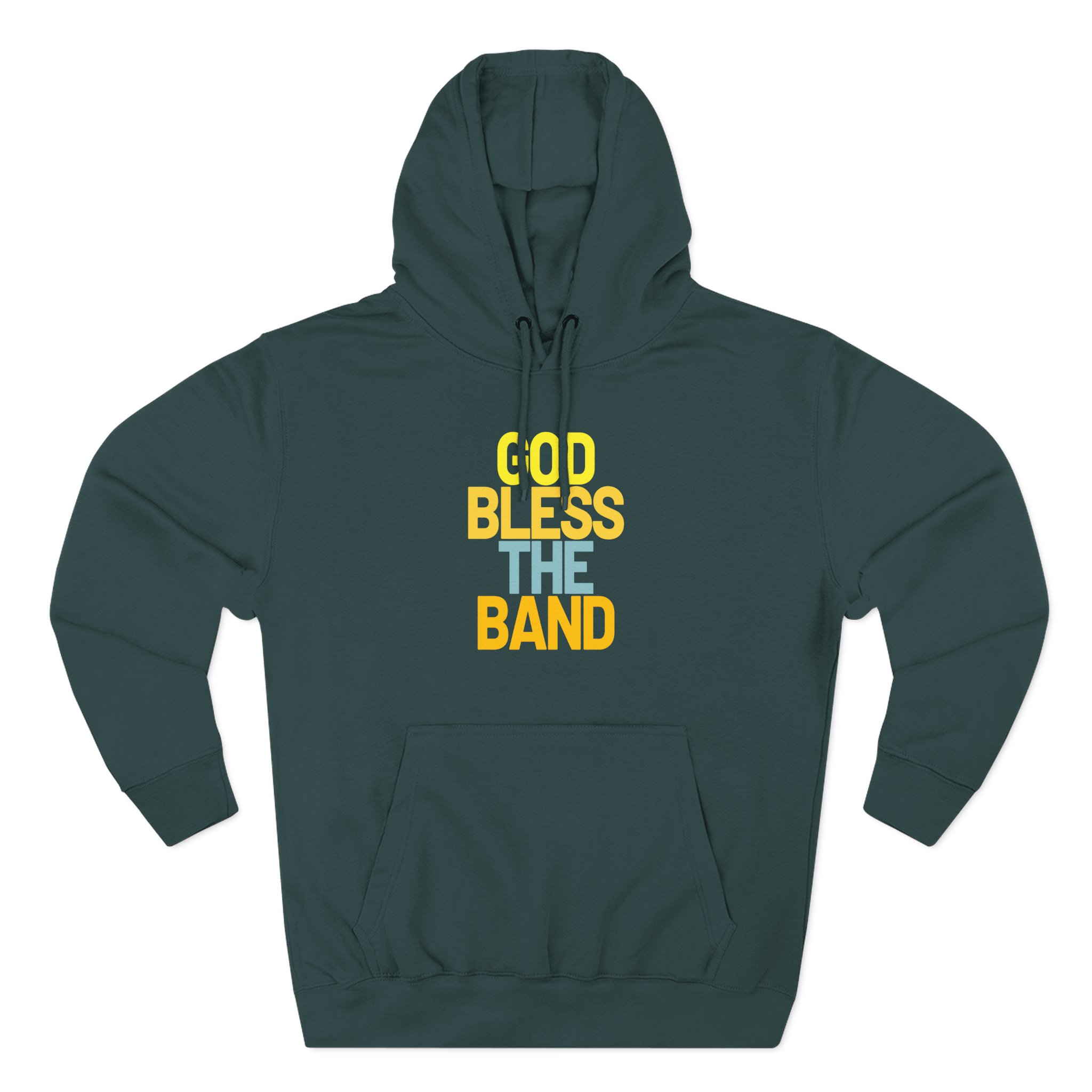 Courteeners God Bless the Band Three-Panel Fleece Hoodie