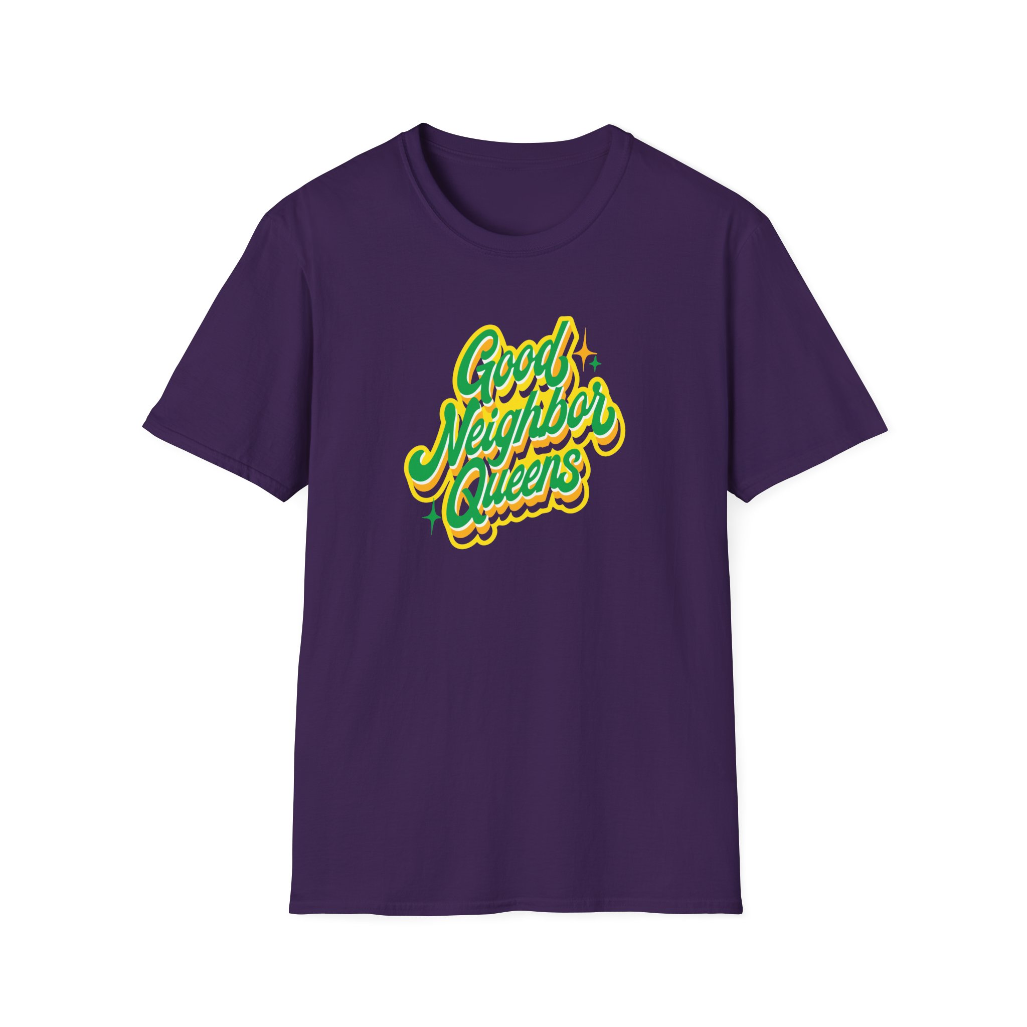 Good Neighbours Queens Unisex Softstyle T-Shirt