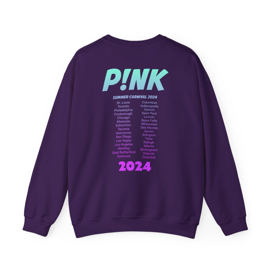 Pink Burst 2024 Tour Unisex Heavy Blend™ Crewneck Sweatshirt