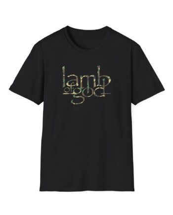 Lamb of God Camo Flag Unisex Softstyle T-Shirt