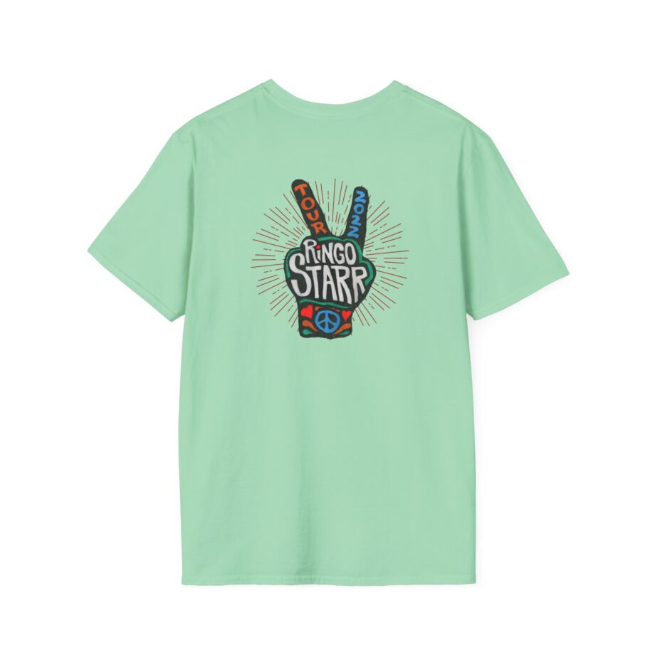 Ringo Starr Peace Illustration Unisex Softstyle T-Shirt