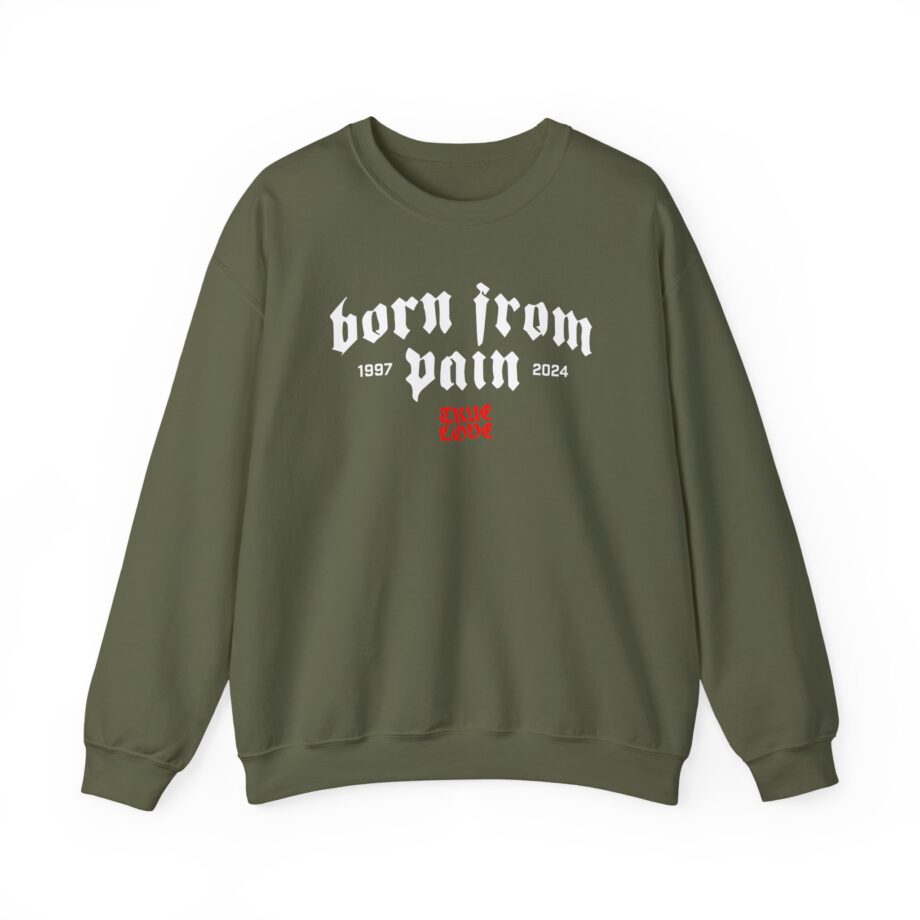 Born From Pain True Love Unisex Heavy Blend™ Crewneck Sweatshirt