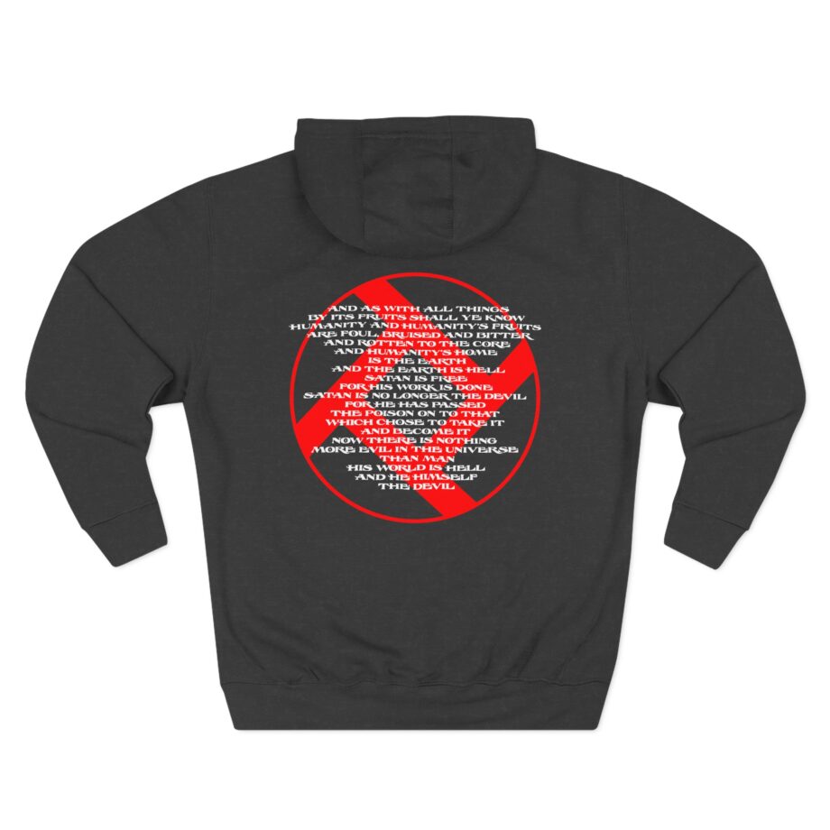 Integrity The Blackest Curse Three-Panel Fleece Hoodie