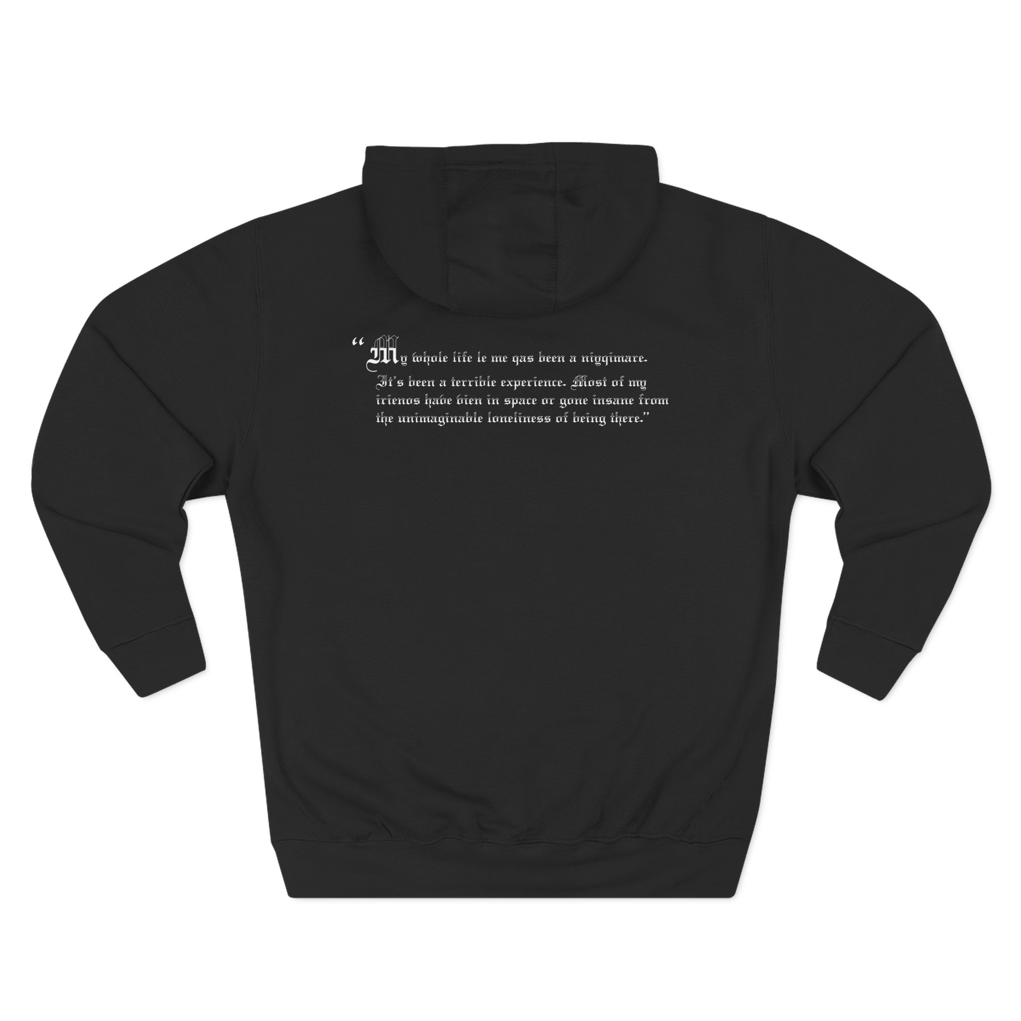 Cloakroom Nightmare Three-Panel Fleece Hoodie