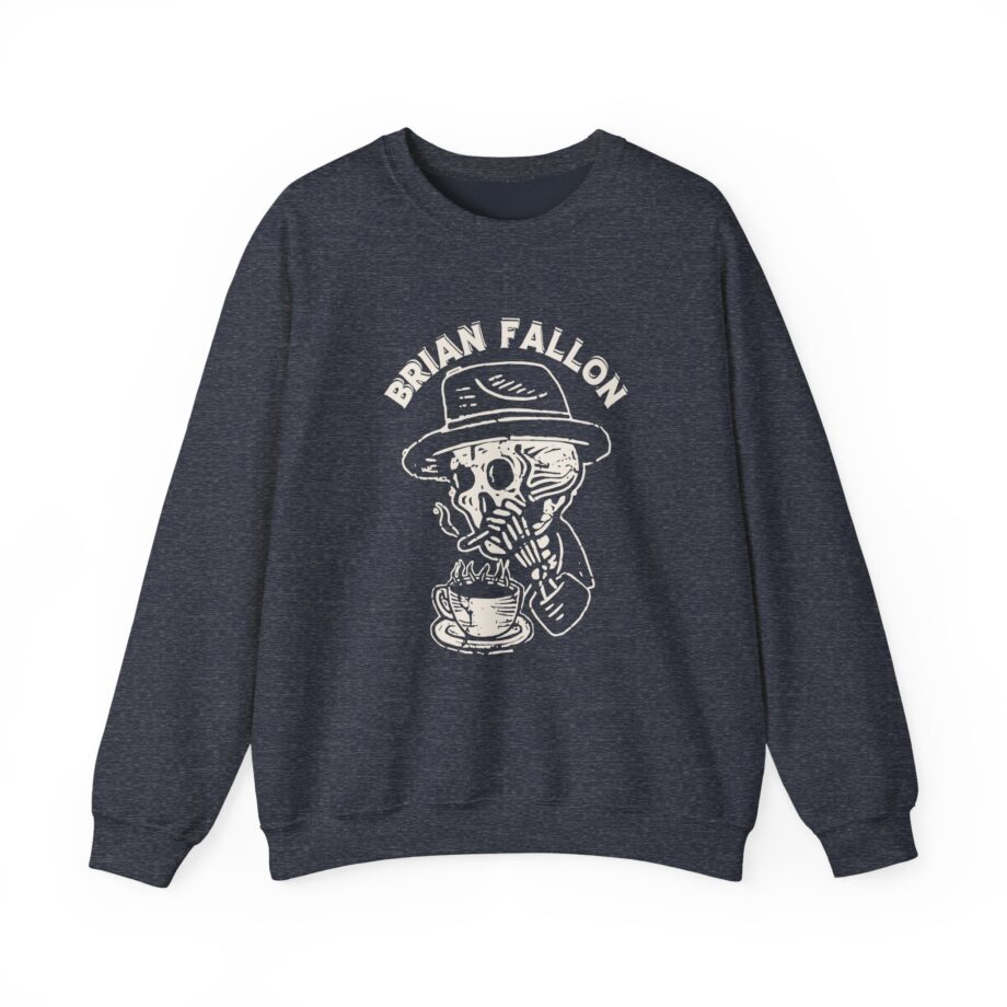 Brian Fallon Smoking Skeleton Unisex Heavy Blend™ Crewneck Sweatshirt
