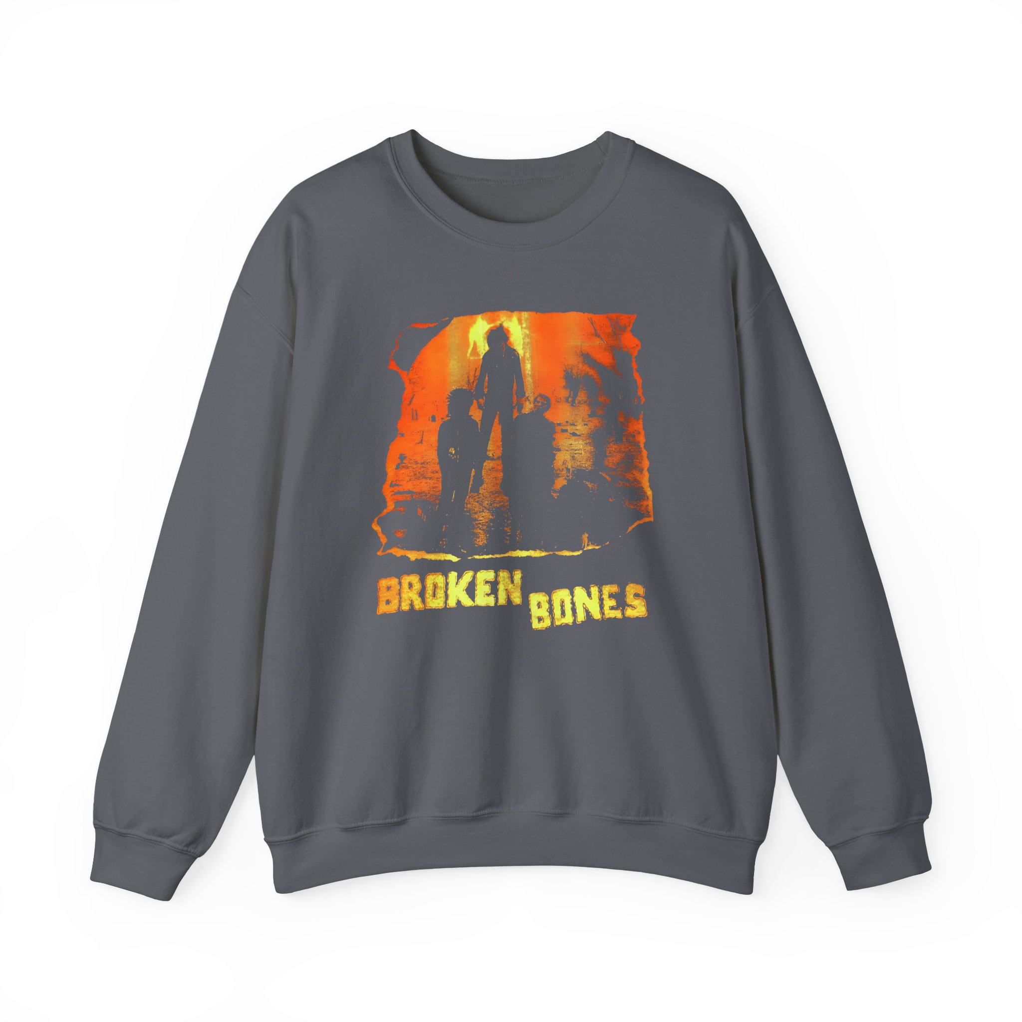Broken Bones Unisex Heavy Blend Crewneck Sweatshirt