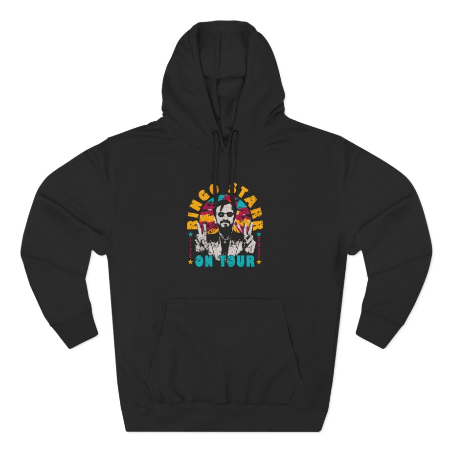Ringo Starr Ringo on Tour Photo Three-Panel Fleece Hoodie