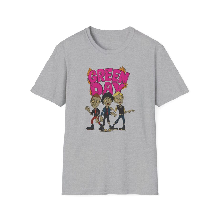 Green Day Walking Green Day Zombie Unisex Softstyle T-Shirt