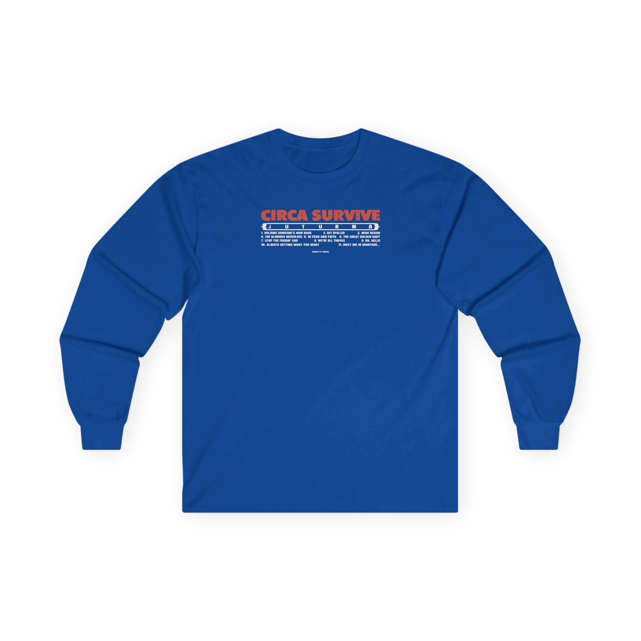 Circa Survive Juturna Tracklist Unisex Ultra Cotton Long Sleeve Tee