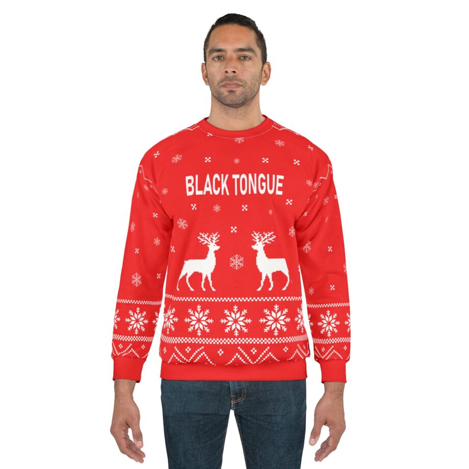 Black Tongue Unisex Sweatshirt (AOP)