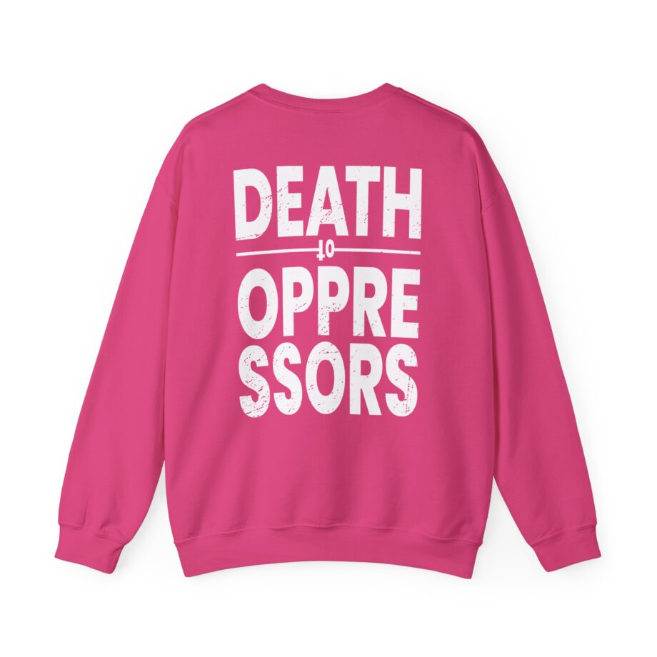 Get the Shot Death to Oppressors Unisex Heavy Blend™ Crewneck Sweatshirt