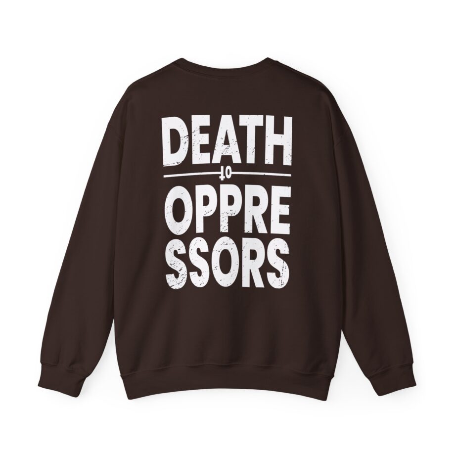 Get the Shot Death to Oppressors Unisex Heavy Blend™ Crewneck Sweatshirt