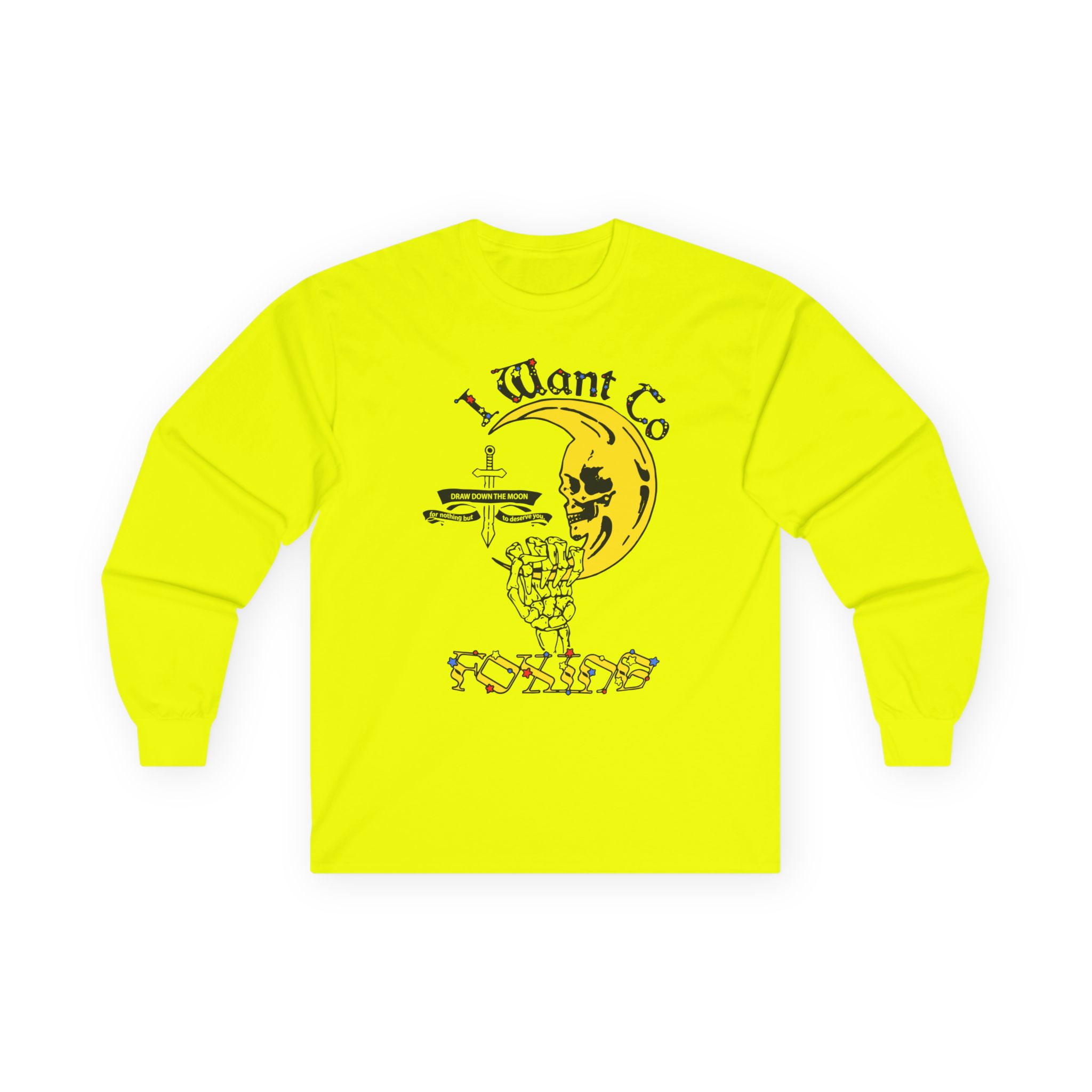 Foxing Draw Down Unisex Ultra Cotton Long Sleeve Tee