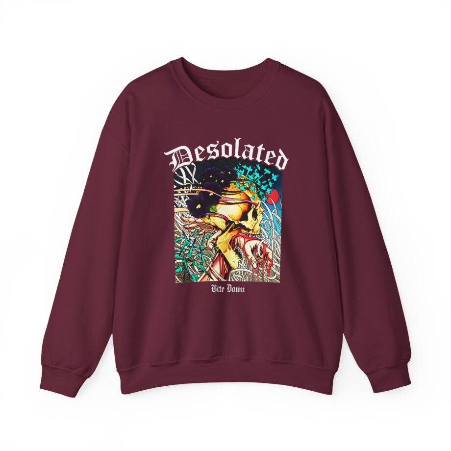 Desolated Bite Down Artwork Unisex Heavy Blend™ Crewneck Sweatshirt