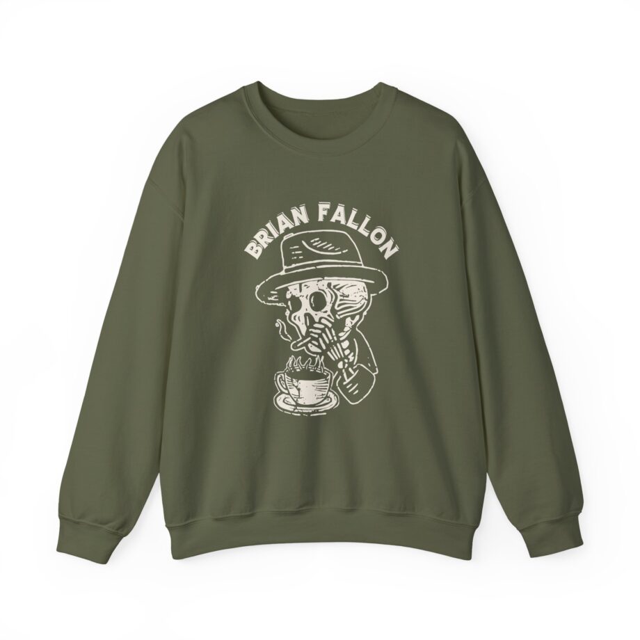 Brian Fallon Smoking Skeleton Unisex Heavy Blend™ Crewneck Sweatshirt