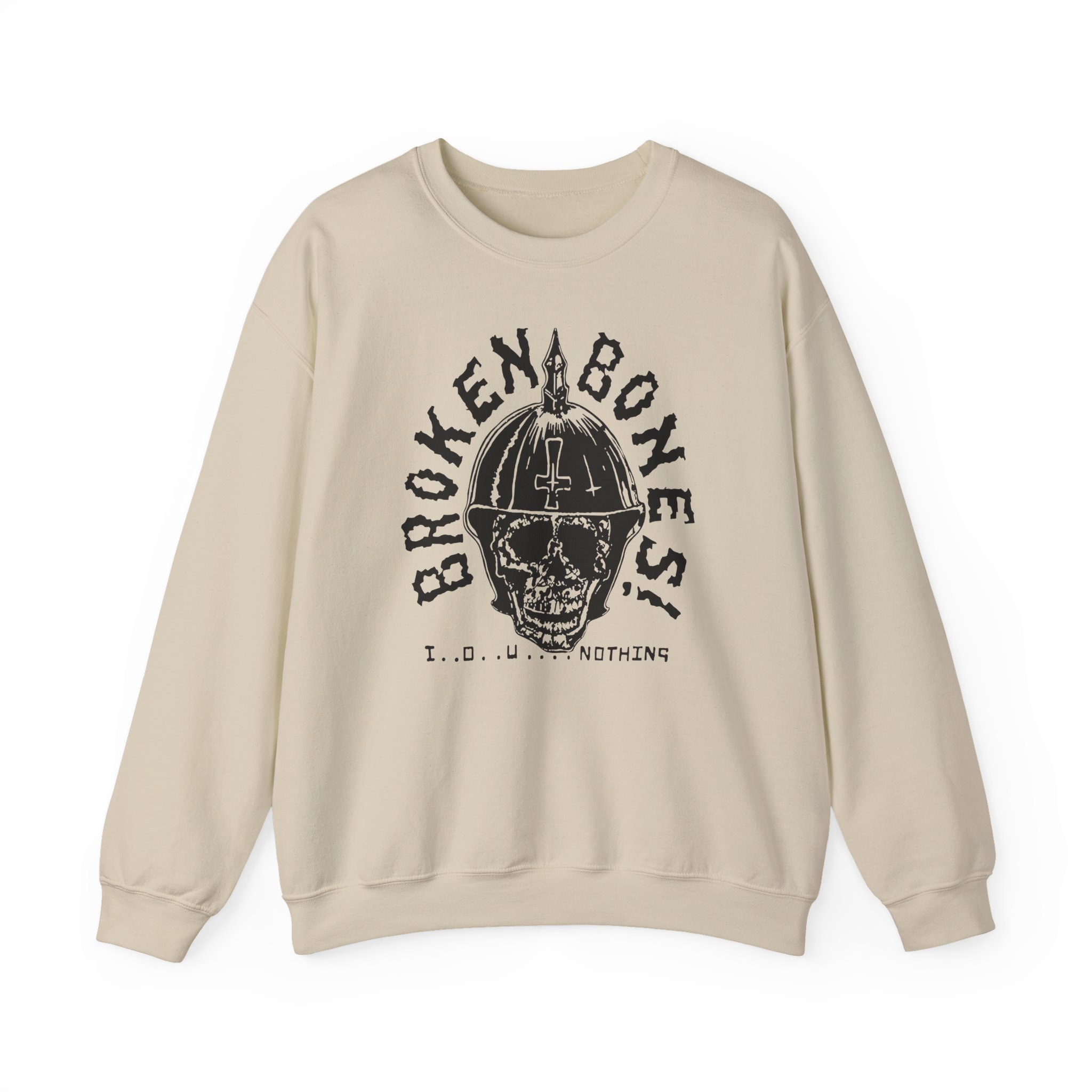 Broken Bones IOU Nothing Unisex Heavy Blend Crewneck Sweatshirt