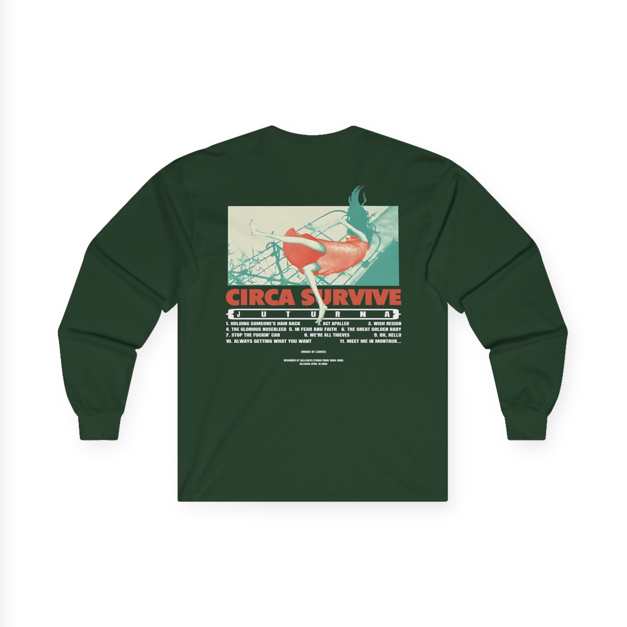 Circa Survive Juturna Tracklist Unisex Ultra Cotton Long Sleeve Tee