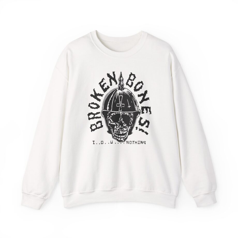 Broken Bones IOU Nothing Unisex Heavy Blend Crewneck Sweatshirt