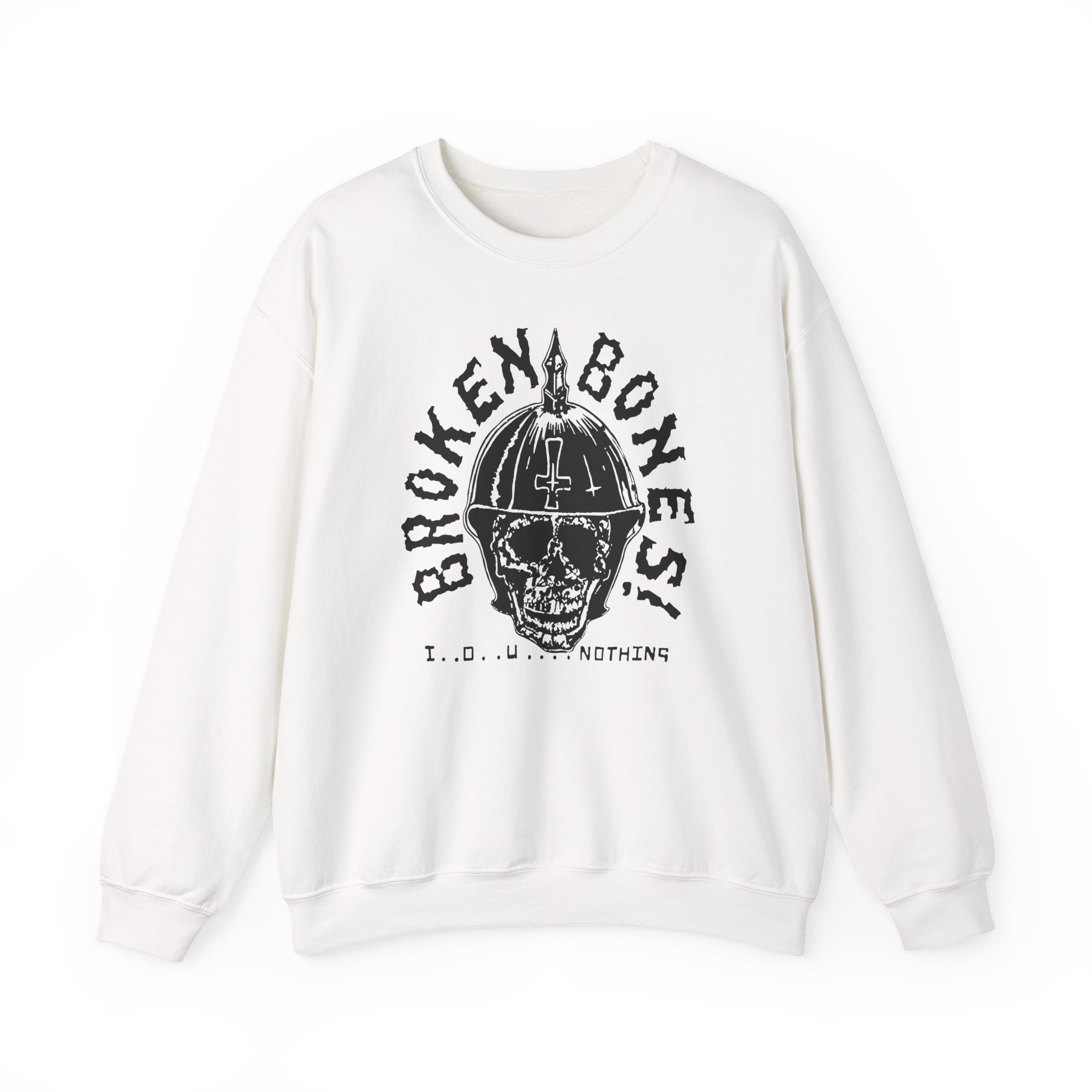 Broken Bones IOU Nothing Unisex Heavy Blend Crewneck Sweatshirt