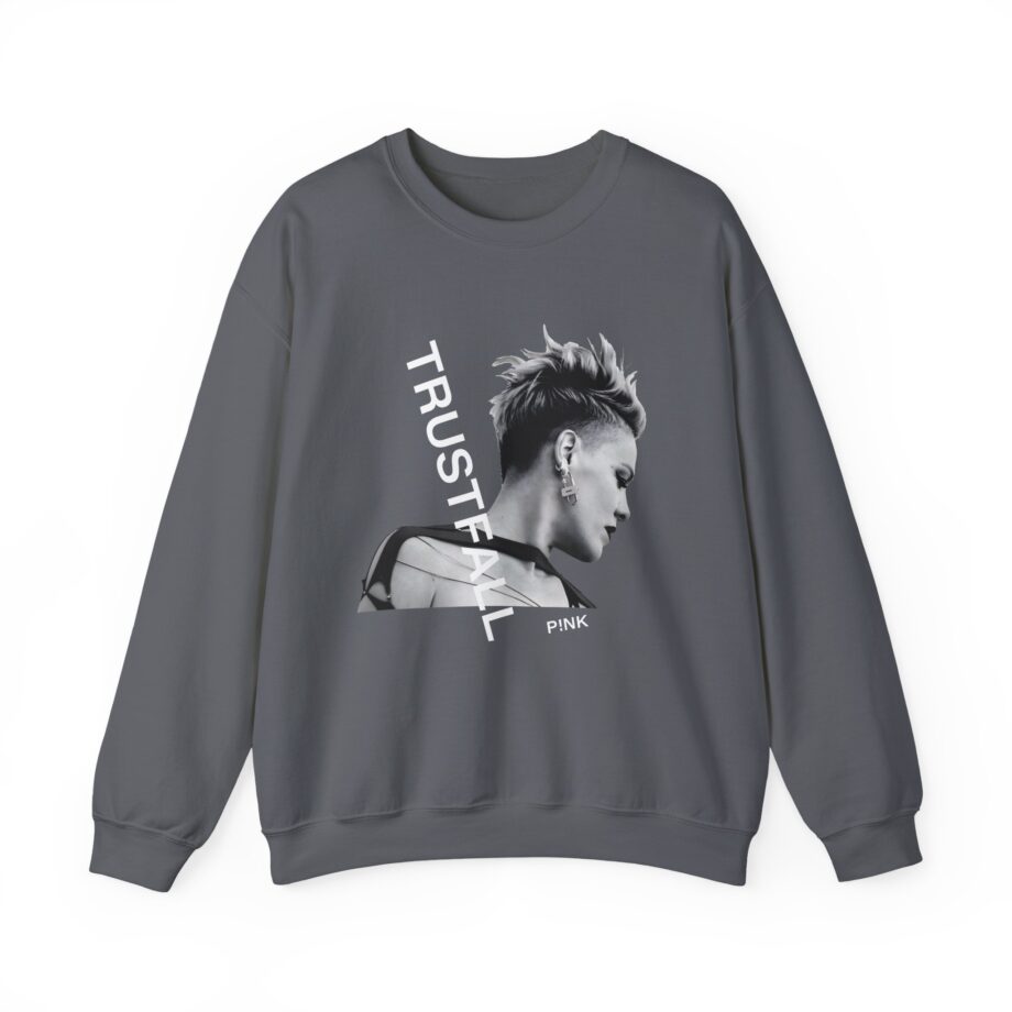 Pink Trustfall Unisex Heavy Blend™ Crewneck Sweatshirt