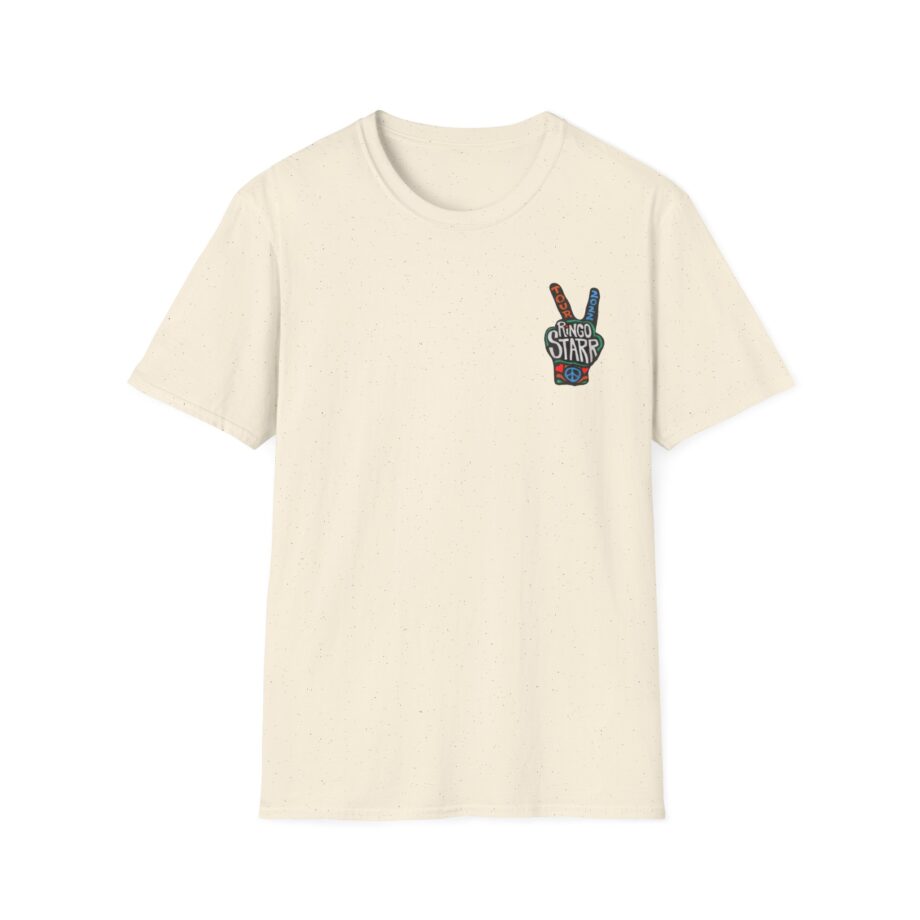 Ringo Starr Peace Illustration Unisex Softstyle T-Shirt