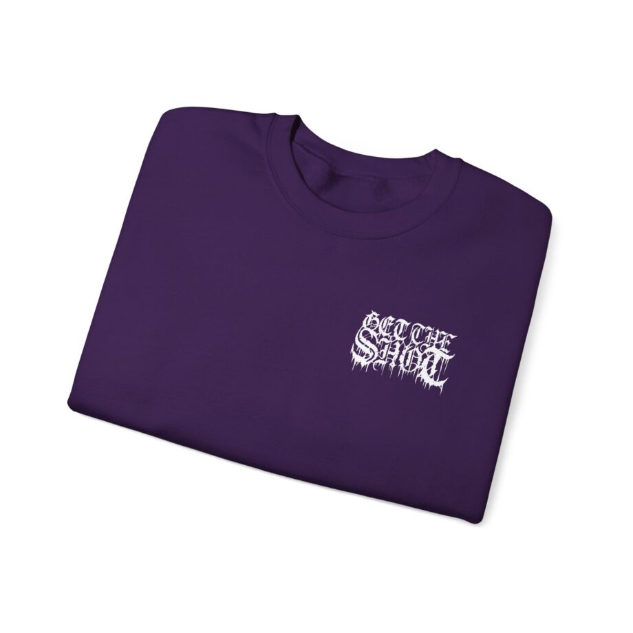 Get the Shot Merciless Destruction Unisex Heavy Blend™ Crewneck Sweatshirt
